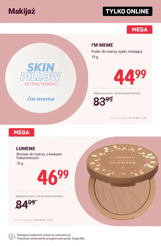 Rossmann - gazetka promocyjna Promocje TYLKO ONLINE od wtorku 27.10 do środy 04.11 - strona 4