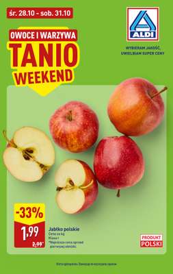 Aldi - gazetka promocyjna OWOCE I WARZYWA od środy 28.10 do soboty 31.10