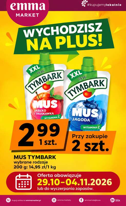 emma MARKET - gazetka promocyjna Plakaty promocyjne od czwartku 29.10 do środy 04.11 - strona 3