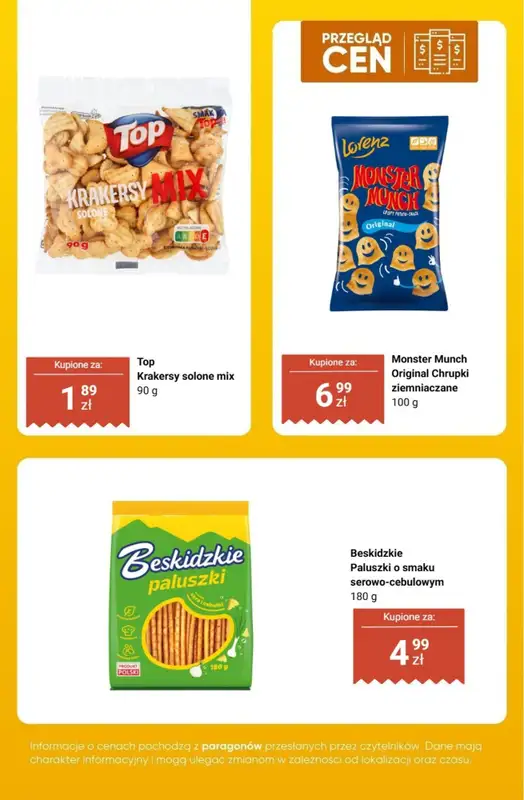 Biedronka - gazetka promocyjna Kącik chrupania - przegląd cen od czwartku 29.10 do soboty 31.10 - strona 8