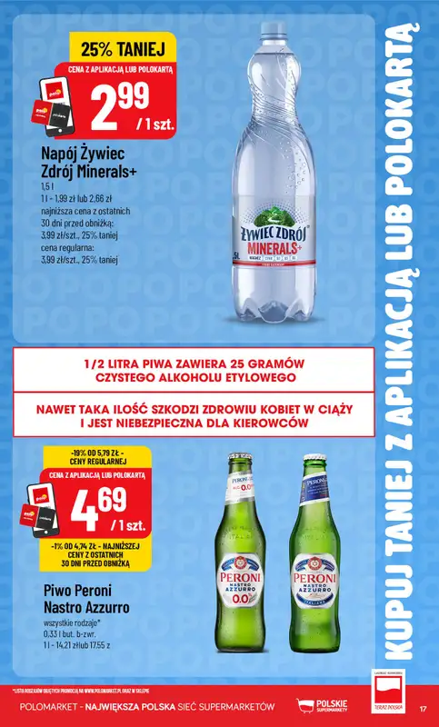 POLOmarket - gazetka promocyjna Kupuj taniej z aplikacją lub polokartą od środy 28.10 do wtorku 03.11 - strona 17