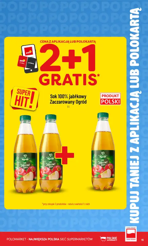 POLOmarket - gazetka promocyjna Kupuj taniej z aplikacją lub polokartą od środy 28.10 do wtorku 03.11 - strona 15