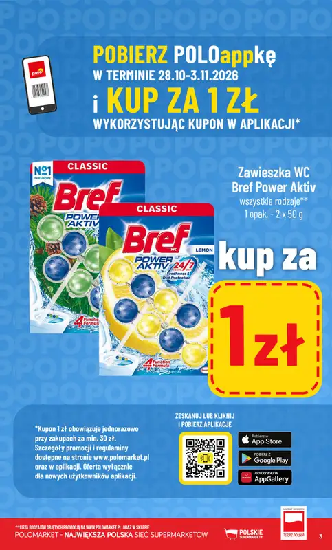 POLOmarket - gazetka promocyjna Kupuj taniej z aplikacją lub polokartą od środy 28.10 do wtorku 03.11 - strona 3