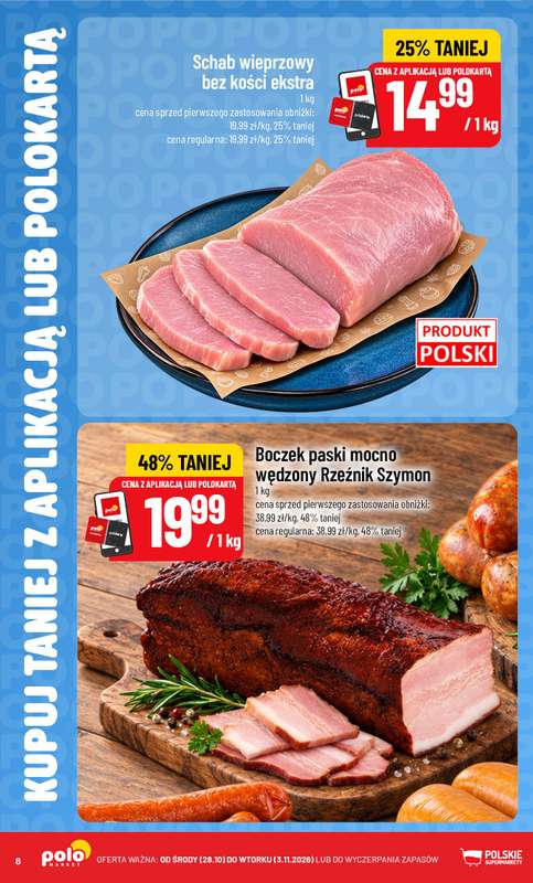 POLOmarket - gazetka promocyjna Kupuj taniej z aplikacją lub polokartą od środy 28.10 do wtorku 03.11 - strona 8