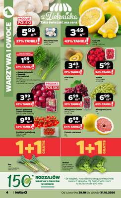 Netto - gazetka promocyjna Gazetka Spożywcza od czwartku 29.10 do soboty 31.10 - strona 4