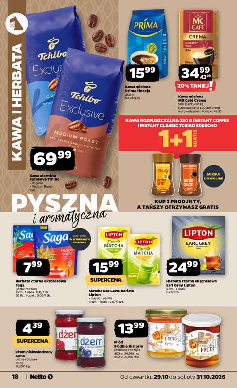 Netto - gazetka promocyjna Gazetka Spożywcza od czwartku 29.10 do soboty 31.10 - strona 18