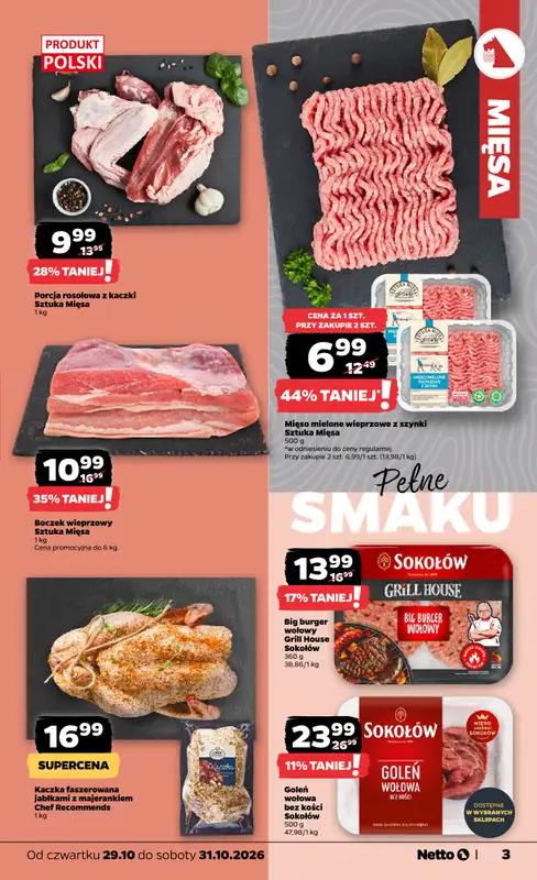 Netto - gazetka promocyjna Gazetka Spożywcza od czwartku 29.10 do soboty 31.10 - strona 3