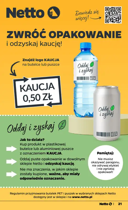 Netto - gazetka promocyjna Gazetka Spożywcza od czwartku 29.10 do soboty 31.10 - strona 21