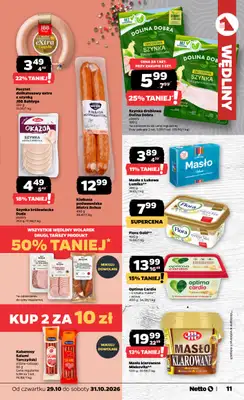 Netto - gazetka promocyjna Gazetka Spożywcza od czwartku 29.10 do soboty 31.10 - strona 11