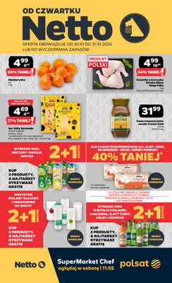 Netto - gazetka promocyjna Gazetka Spożywcza od czwartku 29.10 do soboty 31.10