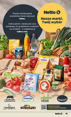Netto - gazetka promocyjna Gazetka Spożywcza od czwartku 29.10 do soboty 31.10 - strona 15
