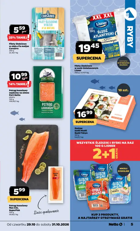 Netto - gazetka promocyjna Gazetka Spożywcza od czwartku 29.10 do soboty 31.10 - strona 5