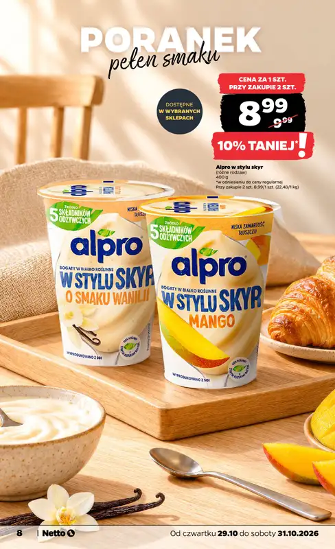 Netto - gazetka promocyjna Gazetka Spożywcza od czwartku 29.10 do soboty 31.10 - strona 8