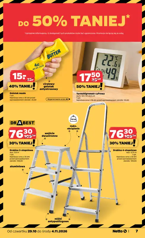 Netto - gazetka promocyjna Inspiracje tygodnia: porządkuj stylowo od czwartku 29.10 do środy 04.11 - strona 7