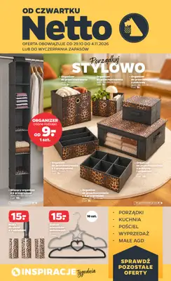 Netto - gazetka promocyjna Inspiracje tygodnia: porządkuj stylowo od czwartku 29.10 do środy 04.11