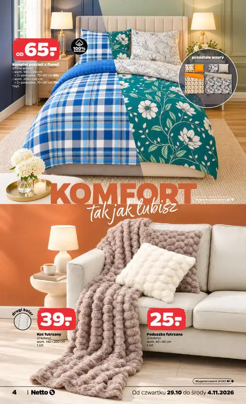 Netto - gazetka promocyjna Inspiracje tygodnia: porządkuj stylowo od czwartku 29.10 do środy 04.11 - strona 4