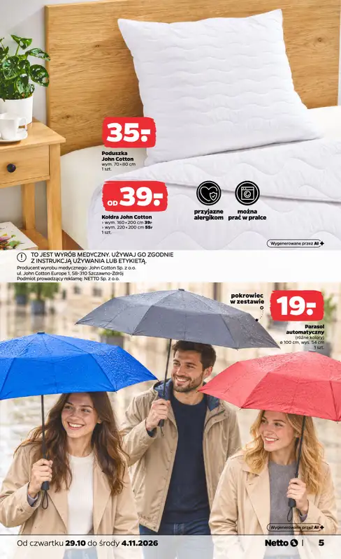 Netto - gazetka promocyjna Inspiracje tygodnia: porządkuj stylowo od czwartku 29.10 do środy 04.11 - strona 5