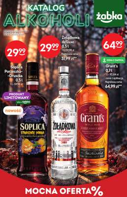 Żabka - gazetka promocyjna Katalog alkoholowy od środy 28.10 do wtorku 10.11