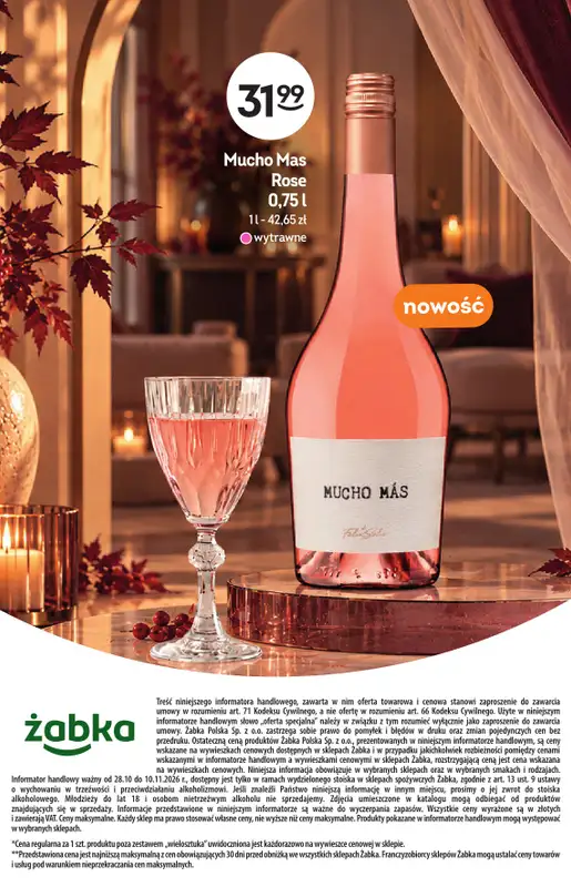 Żabka - gazetka promocyjna Katalog win od środy 28.10 do wtorku 10.11 - strona 16