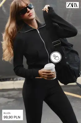 Zara - gazetka promocyjna Bluzy damskie od wtorku 27.10  - strona 7