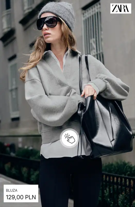 Zara - gazetka promocyjna Bluzy damskie od wtorku 27.10  - strona 4