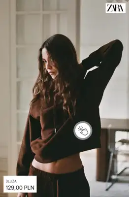 Zara - gazetka promocyjna Bluzy damskie od wtorku 27.10  - strona 9