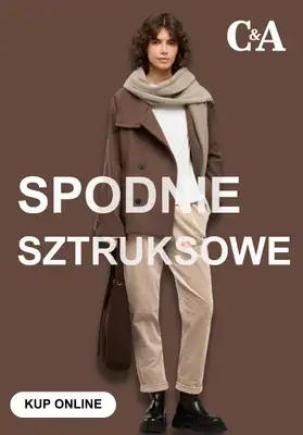 C&A - gazetka promocyjna Spodnie sztruksowe od wtorku 27.10 