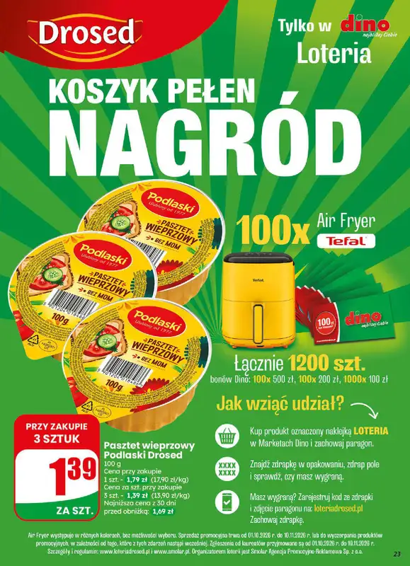 Dino - gazetka promocyjna Gazetka 44 / 2026 od środy 28.10 do wtorku 03.11 - strona 23