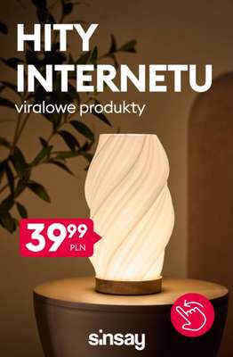Sinsay - gazetka promocyjna HITY INTERNETU od wtorku 27.10 do poniedziałku 02.11