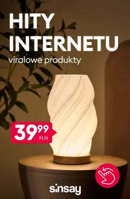 Sinsay - gazetka promocyjna HITY INTERNETU od wtorku 27.10 do poniedziałku 02.11