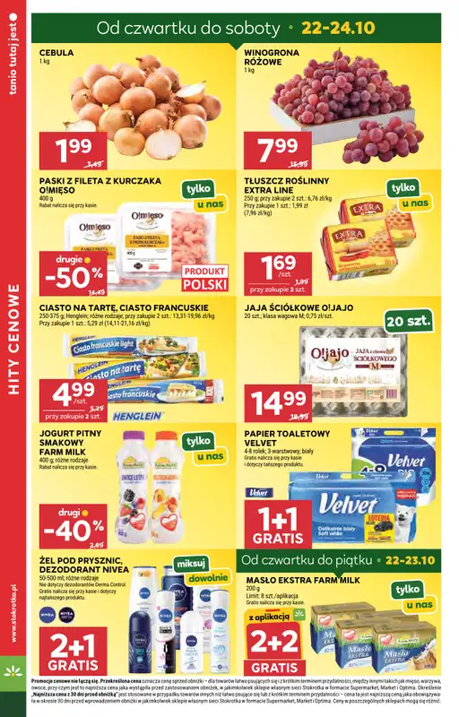 Stokrotka - gazetka promocyjna Gazetka Supermarket od czwartku 22.10 do środy 28.10 - strona 6