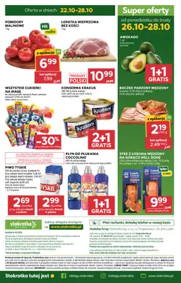 Stokrotka - gazetka promocyjna Gazetka Market od czwartku 22.10 do środy 28.10 - strona 44