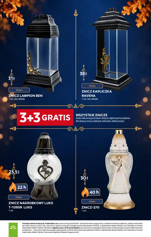 Stokrotka - gazetka promocyjna Katalog Znicze od czwartku 01.10 do środy 04.11 - strona 2