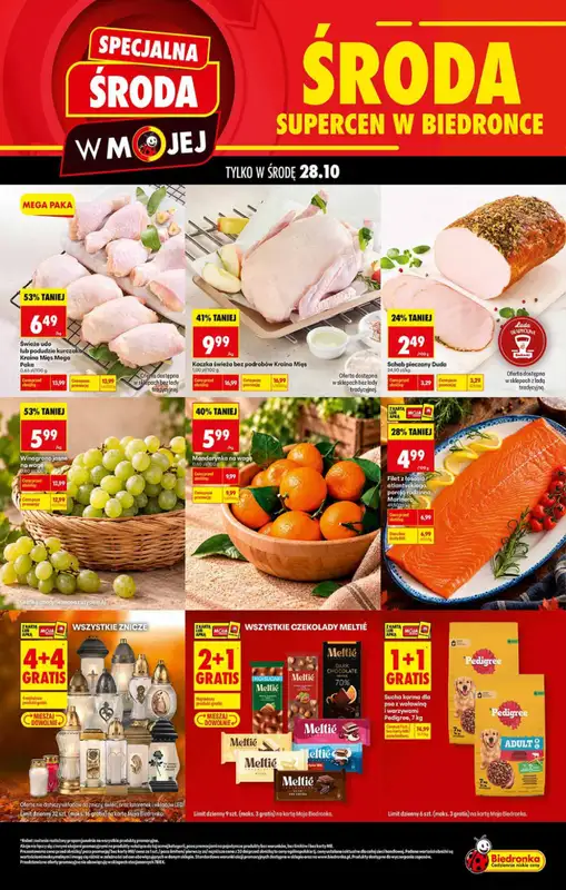 Biedronka - gazetka promocyjna Środa supercen  