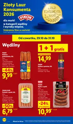 Lidl - gazetka promocyjna Oferta od czwartku od czwartku 29.10 do soboty 31.10 - strona 64