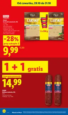 Lidl - gazetka promocyjna Oferta od czwartku od czwartku 29.10 do soboty 31.10 - strona 18
