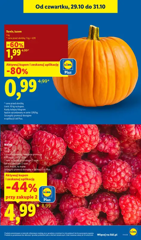 Lidl - gazetka promocyjna Oferta od czwartku od czwartku 29.10 do soboty 31.10 - strona 15