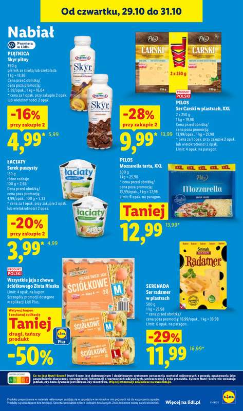 Lidl - gazetka promocyjna Oferta od czwartku od czwartku 29.10 do soboty 31.10 - strona 63