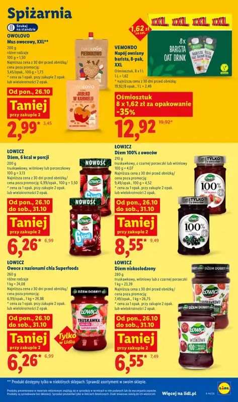 Lidl - gazetka promocyjna Oferta od czwartku od czwartku 29.10 do soboty 31.10 - strona 95