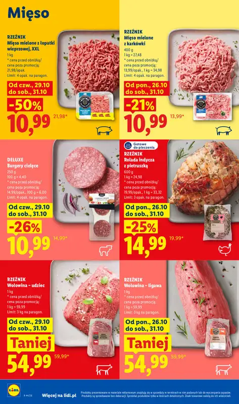 Lidl - gazetka promocyjna Oferta od czwartku od czwartku 29.10 do soboty 31.10 - strona 62