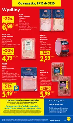 Lidl - gazetka promocyjna Oferta od czwartku od czwartku 29.10 do soboty 31.10 - strona 65