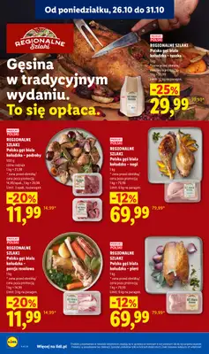 Lidl - gazetka promocyjna Oferta od czwartku od czwartku 29.10 do soboty 31.10 - strona 60