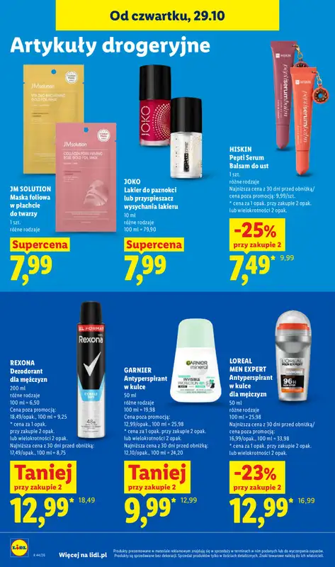 Lidl - gazetka promocyjna Oferta od czwartku od czwartku 29.10 do soboty 31.10 - strona 100