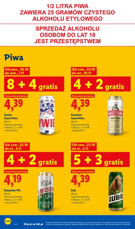 Lidl - gazetka promocyjna Oferta od czwartku od czwartku 29.10 do soboty 31.10 - strona 88