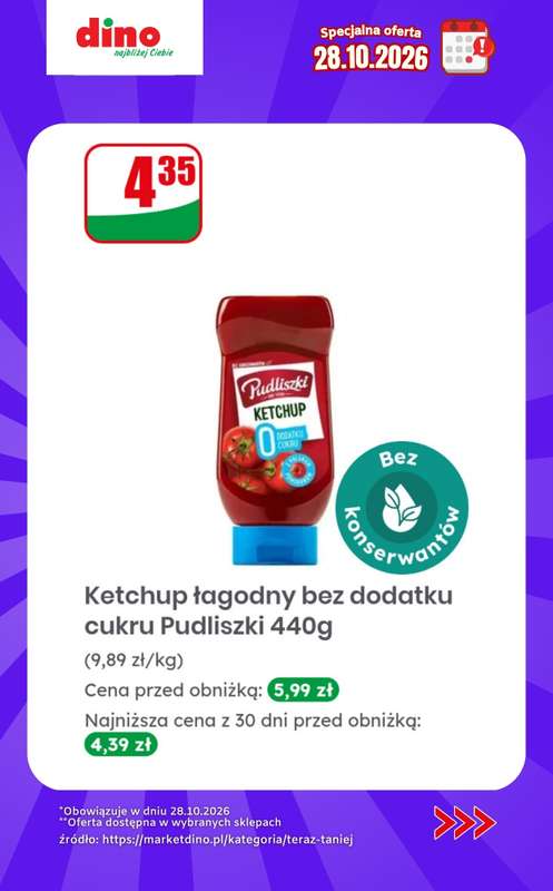 Dino - gazetka promocyjna Specjalna oferta na 28.10.2026 - promocje spoza gazetki od środy 28.10 do środy 28.10 - strona 5