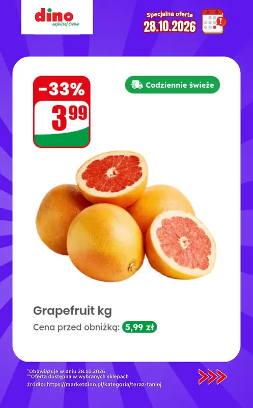 Dino - gazetka promocyjna Specjalna oferta na 28.10.2026 - promocje spoza gazetki od środy 28.10 do środy 28.10 - strona 6