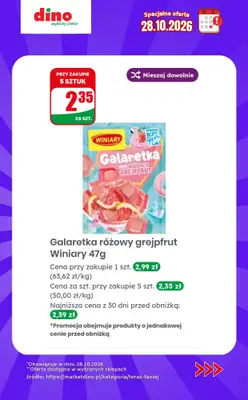 Dino - gazetka promocyjna Specjalna oferta na 28.10.2026 - promocje spoza gazetki od środy 28.10 do środy 28.10 - strona 9