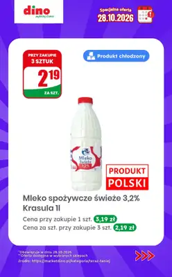 Dino - gazetka promocyjna Specjalna oferta na 28.10.2026 - promocje spoza gazetki od środy 28.10 do środy 28.10 - strona 3