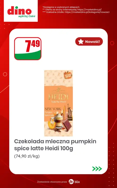 Dino - gazetka promocyjna Nowości w Dino! od środy 28.10  - strona 6