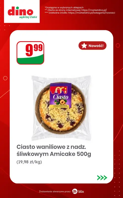 Dino - gazetka promocyjna Nowości w Dino! od środy 28.10  - strona 10
